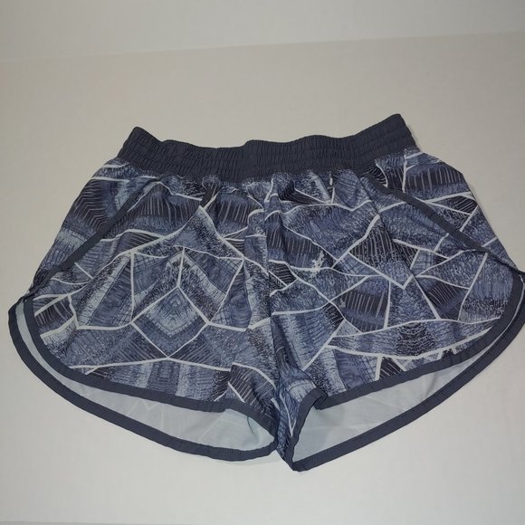 Champion C9 Abstract Print Running Shorts Women's Size M Grey White - Picture 1 of 11